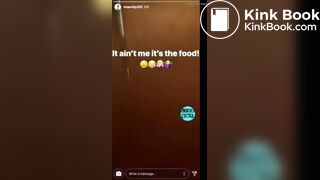 Black girls explodes toilet