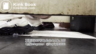 Beautiful girl poops in the toilet 76