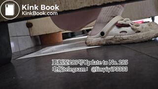 Beautiful girl poops in the toilet 77