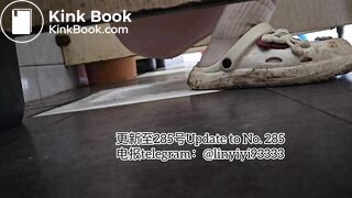 Beautiful girl poops in the toilet 77