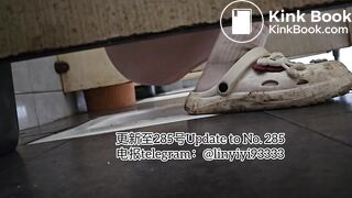 Beautiful girl poops in the toilet 77