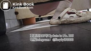 Beautiful girl poops in the toilet 77