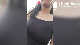 ebony public pants poop and smear