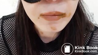 Swallows a mouthful of shit! This is the hard to swallo