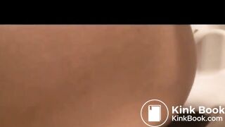 Asian toilet piss and fart and poop