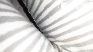 Shitting and pissing her pants in bed