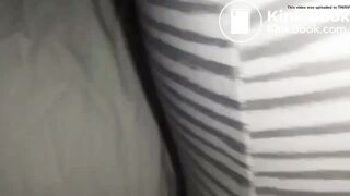 Shitting and pissing her pants in bed