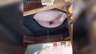 She fed him huge pile of shit