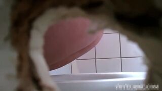 Girl spied on toilet