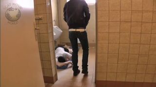 Girl has diarrhea on man