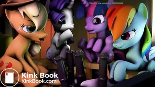 hot mlp group scat video