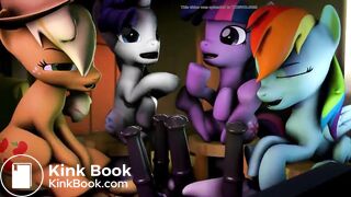 hot mlp group scat video