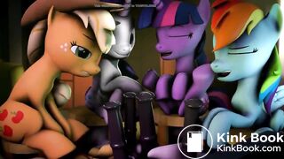 hot mlp group scat video