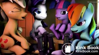hot mlp group scat video