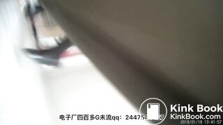 Beautiful girl peeing in the toilet 2