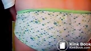 Shy girl panty poop - video 2