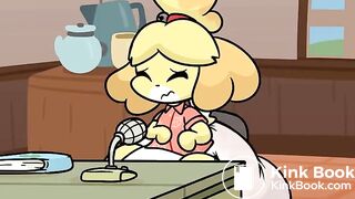 Isabelle Messes Her Diaper