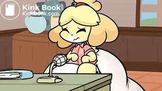 Isabelle Messes Her Diaper
