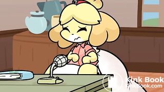 Isabelle Messes Her Diaper