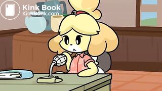Isabelle Messes Her Diaper