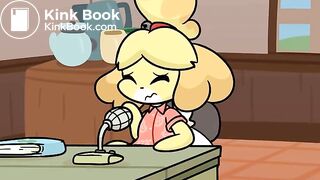 Isabelle Messes Her Diaper