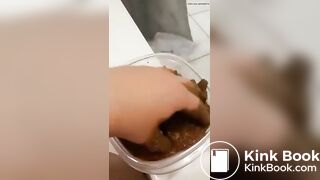 White bbw scat smear - video 2