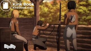 Mikasa can’t hold it and shits herself - video 2