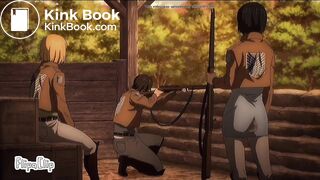 Mikasa can’t hold it and shits herself - video 2