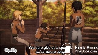 Mikasa can’t hold it and shits herself - video 2