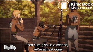 Mikasa can’t hold it and shits herself - video 2
