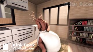 Deer pooping on a diaper