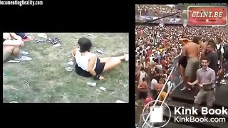 Festival girl shit herself while sitting down.