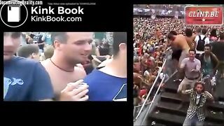 Festival girl shit herself while sitting down.