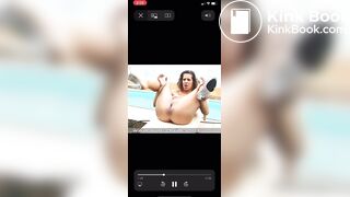 Funny faces while shitting