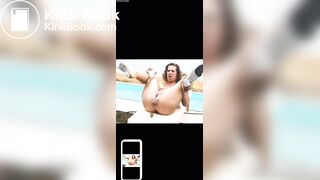 Funny faces while shitting