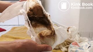 Unpaking dirty diapers and weare it after