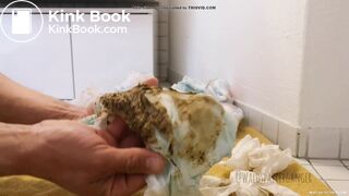 Unpaking dirty diapers and weare it after