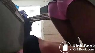 Girl poops panties in her crib