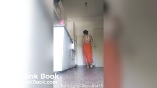 Super hot tattoo girl pooping while fucking her asshole