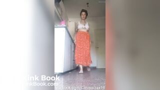 Super hot tattoo girl pooping while fucking her asshole