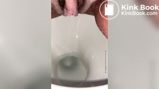 Sloppy shit in toilet