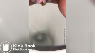 Sloppy shit in toilet
