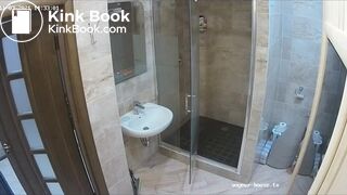 Woman pooping in Toilet 164