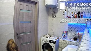 Woman pooping in Toilet 161