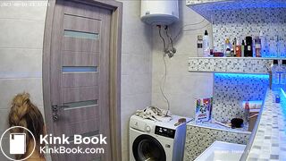 Woman pooping in Toilet 161