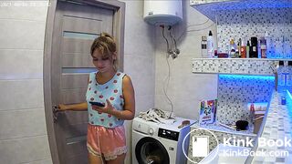 Woman pooping in Toilet 161