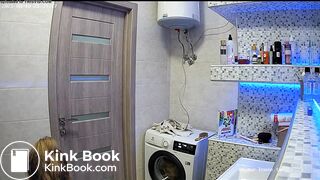 Woman pooping in Toilet 161