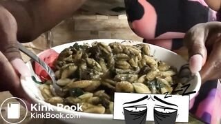 Just some ebony farting and cooking nothing major