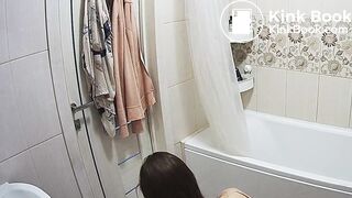 girl poop toilet - video 2