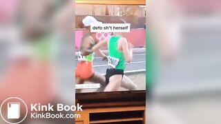 Panty Poop while running